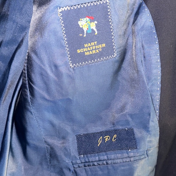 Hart Schaffner Marx Navy Blazer - Picture 3 of 10